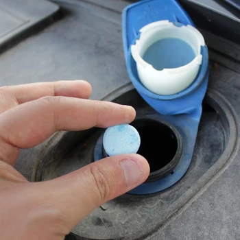 

10 Pcs /20 Pcs Convenient Glass Washer Small Size Car Cleaner Effervescent Concentrated Windshield Cleaning Tablet Auto Glass