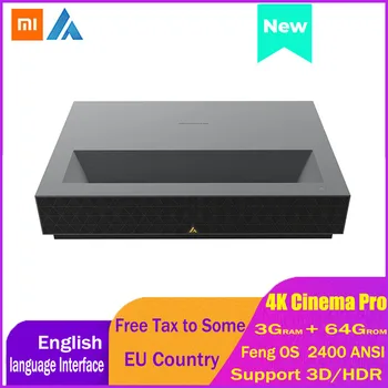 

Xiaomi Fengmi Laser TV 4K Cinema Pro Projector 2400 ANSI Lumens 3GB DDR4 64GB eMMC Fengmi OS Home Theatre Support 3D HDR10 DTS