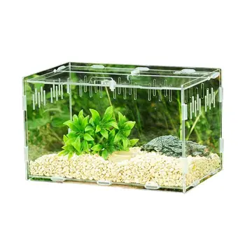 

Insect Breeding Box Acrylic 360 ° Transparent Pet Reptile Box Reptile Terrarium U90A