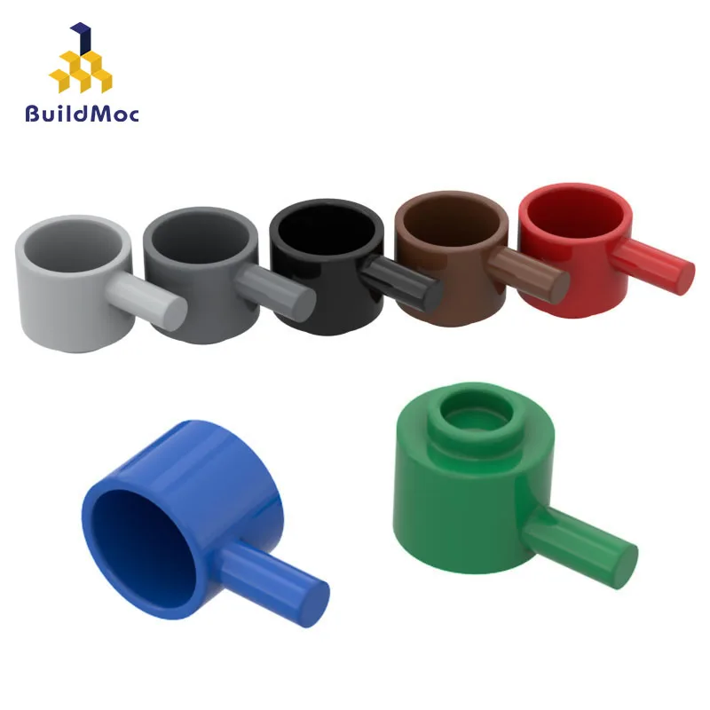 BuildMOC совместимые с сборными элементами 4529 Глубокий горшок ручной реквизит