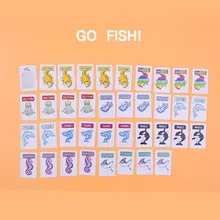 Детские карточные игры набор-старая горничная, Go Fish, сердечки, Crazy Eights семейные вечерние подарки