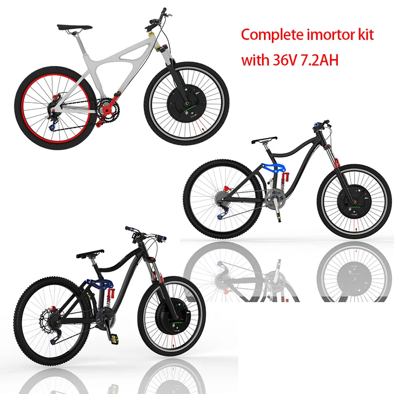 Приложение Bluetooth iMortor все в одном 350 Вт Ebike конверсионный Комплект Переднее