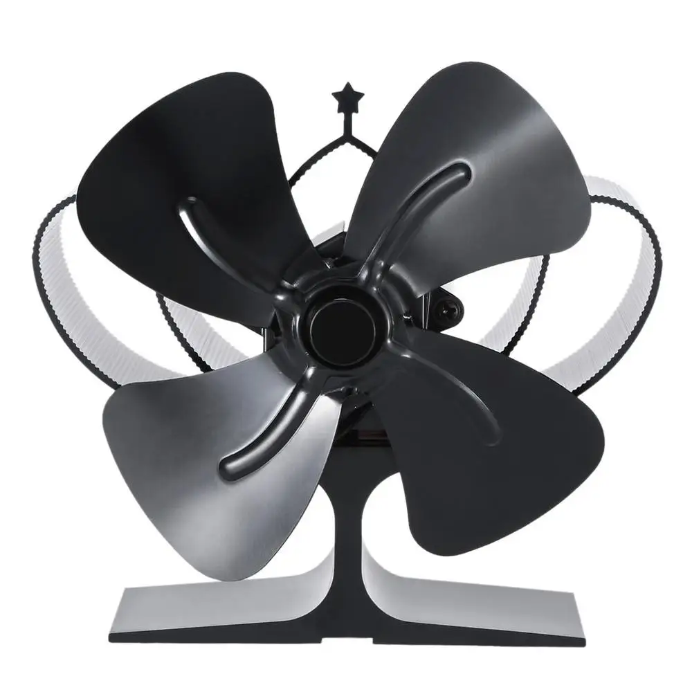 4 Blades Fireplace Stove Fan Thermal Power Fan Wood Log Burner Fan  Efficient Heat Distribution Home Heat Power Mini Stove Fan - Fireplace  Parts - AliExpress
