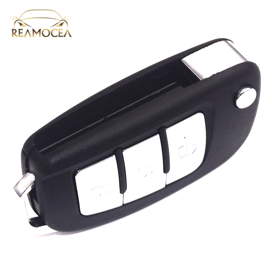 Reamocea 3 кнопки модифицированный Флип складной дистанционный брелок S07080 для Ford Fiesta Focus Mondeo Galaxy Kuga S-Max C-Max 2010