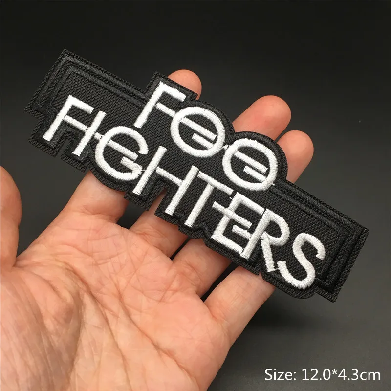 Band Rock Embroidered Patches on Clothes DIY Appliques Stripes Iron on Patches for Clothing Sewing Badges PUNK METAL MUSIC 