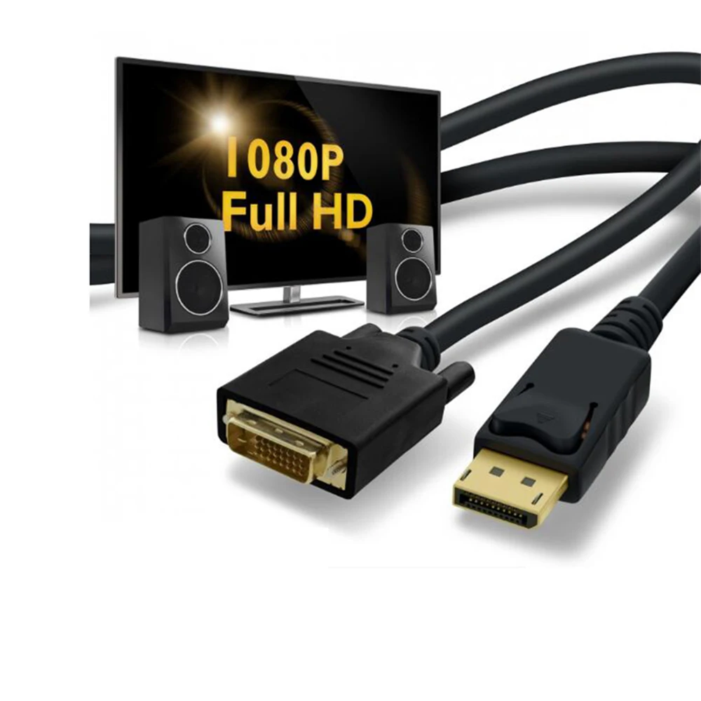 Премиум 3M кабель Displayport к DVI 28AWG папа Dp для HP Dell Asus Lenovo ПК ноутбука | Электроника