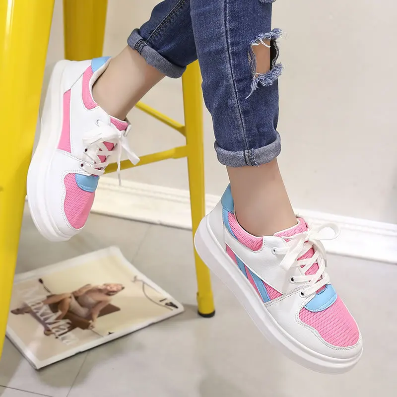 

Sports Footwear Women's Autumn New Style 2016 Thick Bottomed Platform Heel Korean-style a Women's Gan Students Shoes WOMEN'S Sho