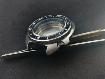 

Free shipping made for Abalone 6015 diving watch case modified turtle water ghost skx007 / 009 Seiko nh35a / nh36a applicable