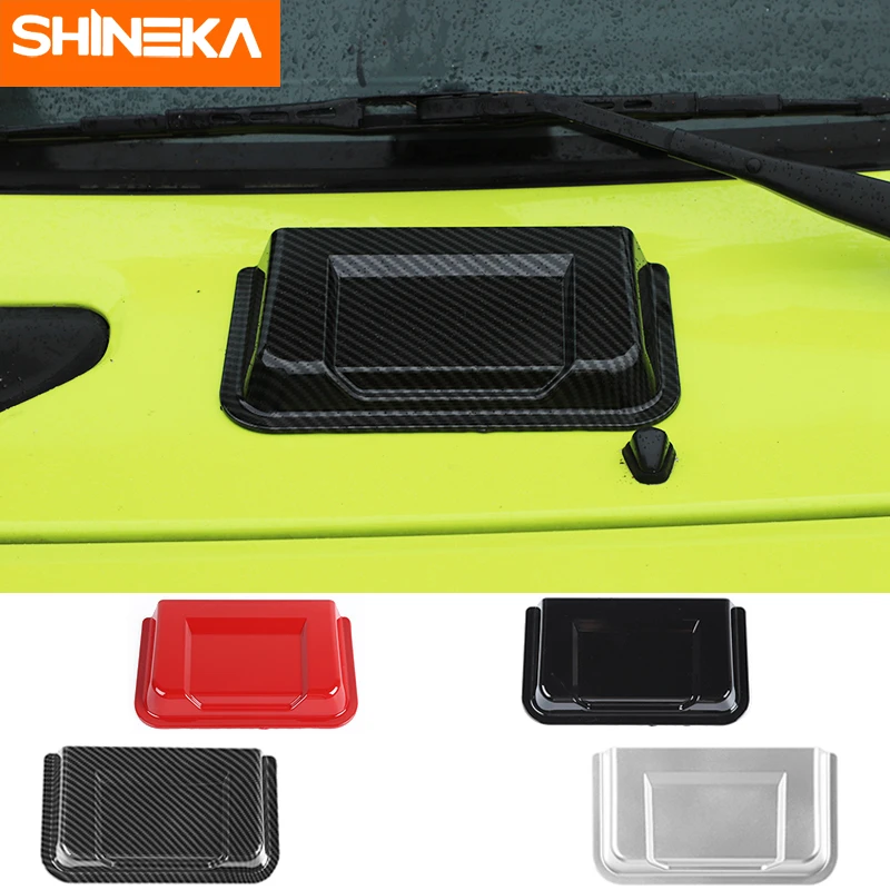 SHINEKA Car Stickers for Suzuki Jimny 2019 2020 Carbon Fiber Air Inlet Outlet Vent Intake Cover Trim for Suzuki Jimny 2019 2020