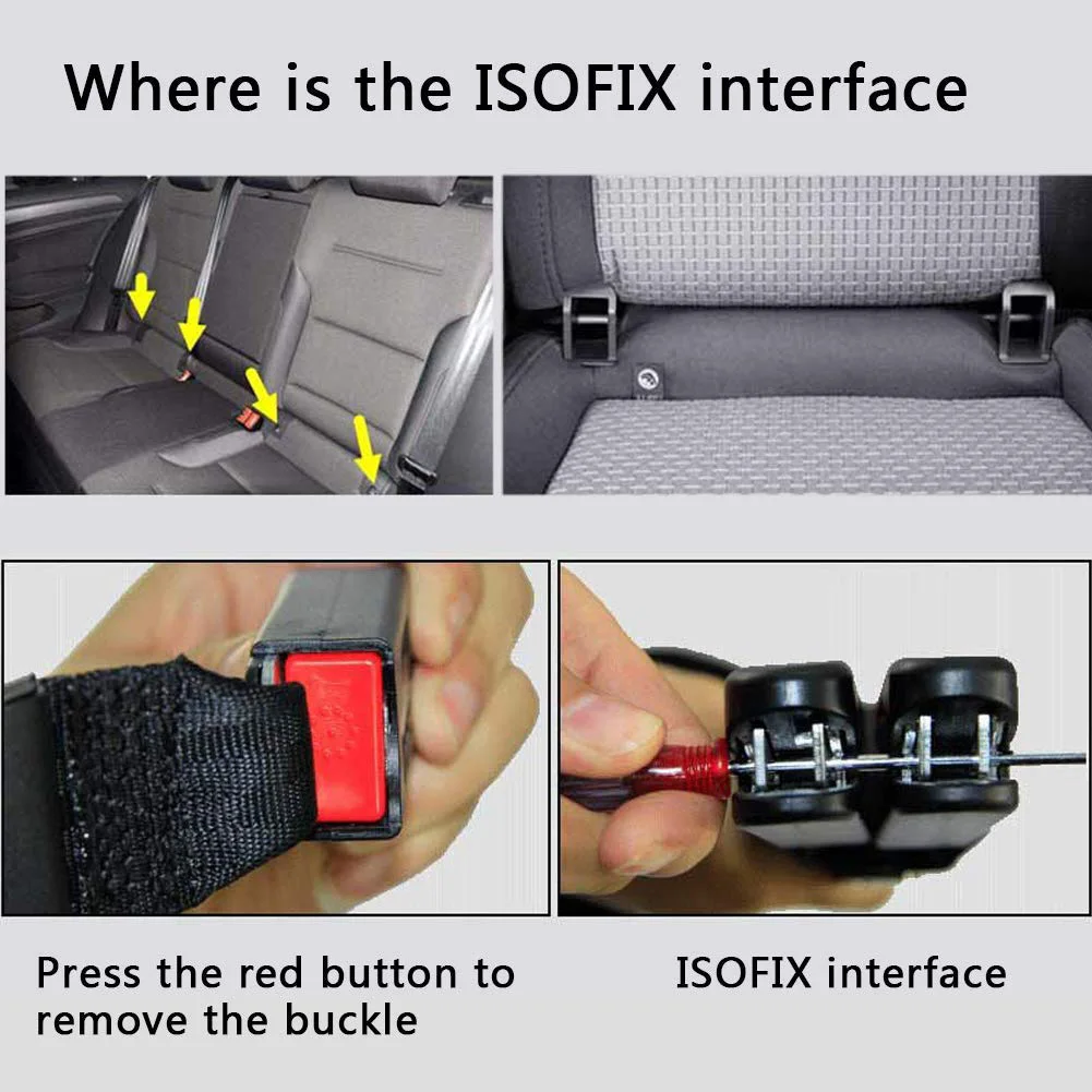 Прочный Соединитель с защелкой ремень Универсальный Фиксированный безопасности сиденье автомобиля подключения мягкие дети для ISOFIX