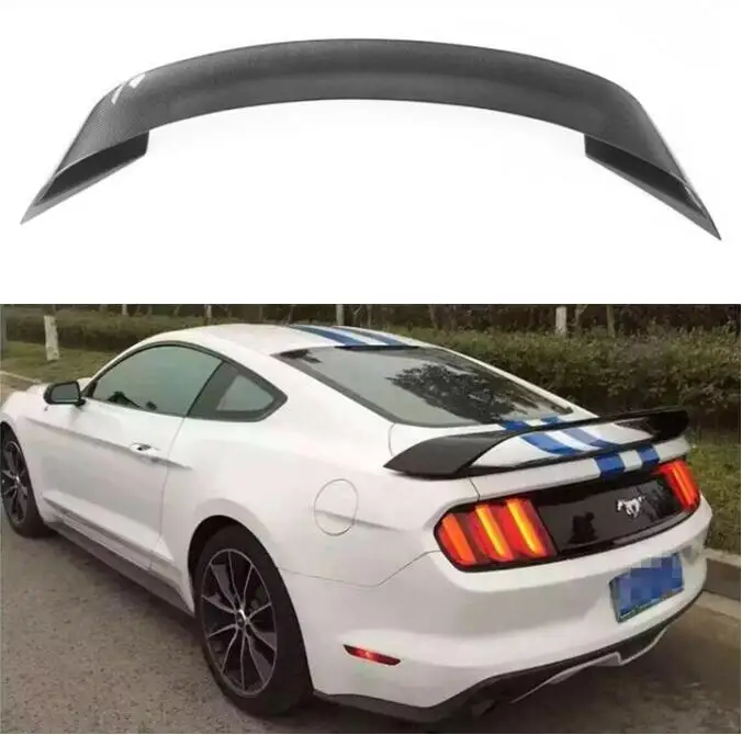 Высокое качество углеродного волокна заднее крыло багажника спойлер для FORD MUSTANG GT350 по EMS