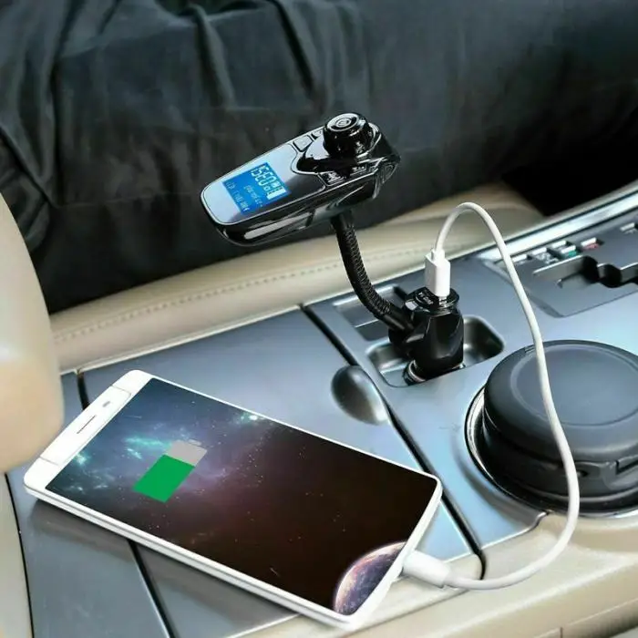 Автомобильный комплект беспроводной Bluetooth FM USB передатчик зарядное устройство MP3-плеер Радио автомобильный адаптер Авто универсальный