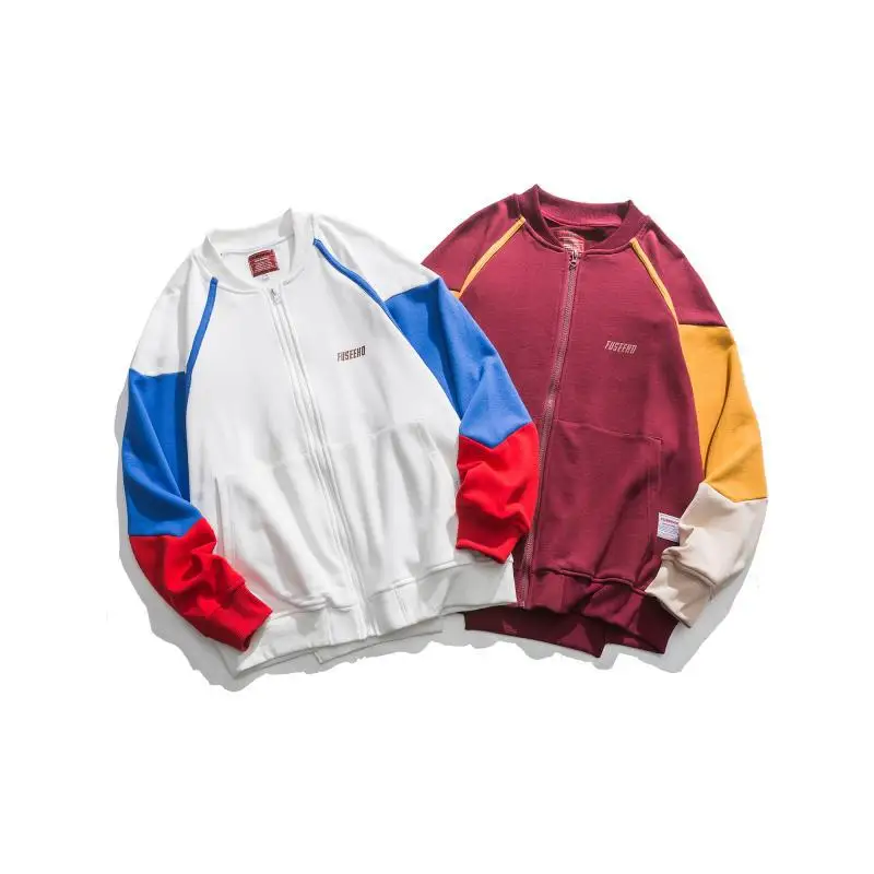 

Northern Boundary Men'S Wear 2020 Spring New Style Mixed Colors Stand Collar Baseball Uniform Jacket Men's Loose-Fit Sports Clot