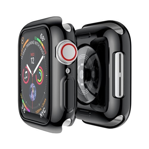 for Apple Watch Case 44mm/40mm 42mm/38mm Accessories soft All-around TPU bumper Screen Protector iWatch Series SE 3 4 5 6