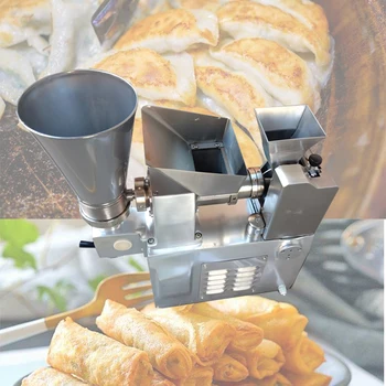 

2019 Household mini automatic chinese jiaozi maker dumpling making machine for hotels restaurants
