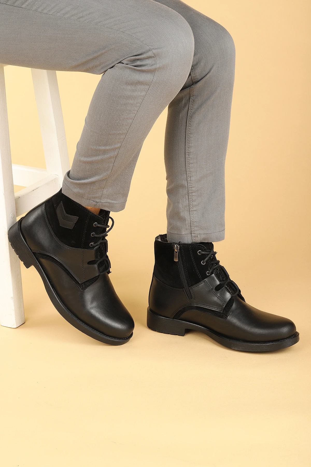 Ayakland 660 Thermo Sole Inside Furry Zipper Men S Boots Shoes Ayakland 660 Thermo Sole Inside Furry Zipper Men S Boots Shoes