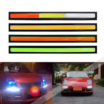 

2Pcs 17cm COB DRL led Driving Daytime Running Lights Strip DRL Bar Aluminum Stripes Panel Car Working Lights 12V COB LED