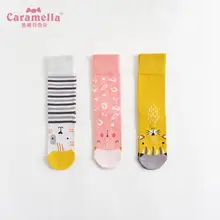 Caramella, осенние женские милые Мультяшные носки, носки с кошками для девочек, зимние толстые теплые хлопковые носки с животными, женские рождественские подарки