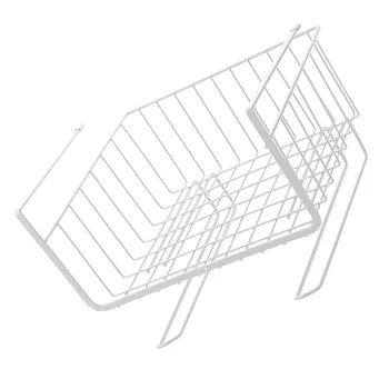 

2pcs Simple Cabinet Storage Rack Under Table Storage Shelf Cabinet Partition Layered Rack (Black, 2pcs/Pack)