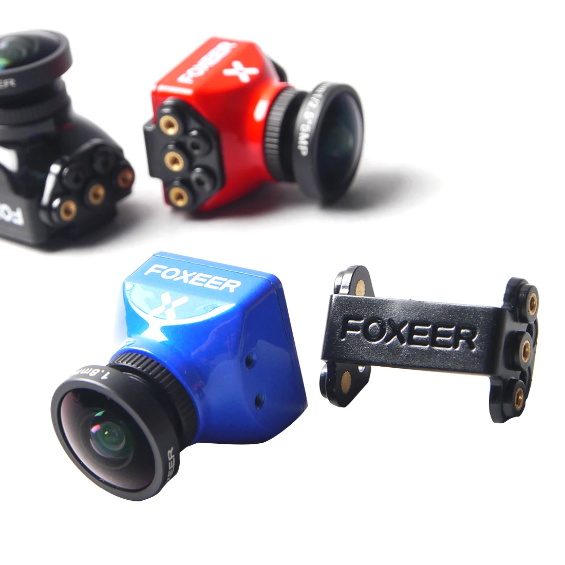 Foxeer Mini Pro 1/2. " CMOS 1,8/2,5 мм 1200TVL 16:9 PAL/NTSC переключаемая камера WDR FPV-черный цвет