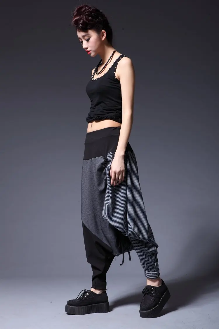 pantalones mujer большие брюки толстые зимние новые штаны-шаровары женские штаны индивидуального свободного размера плюс женская одежда