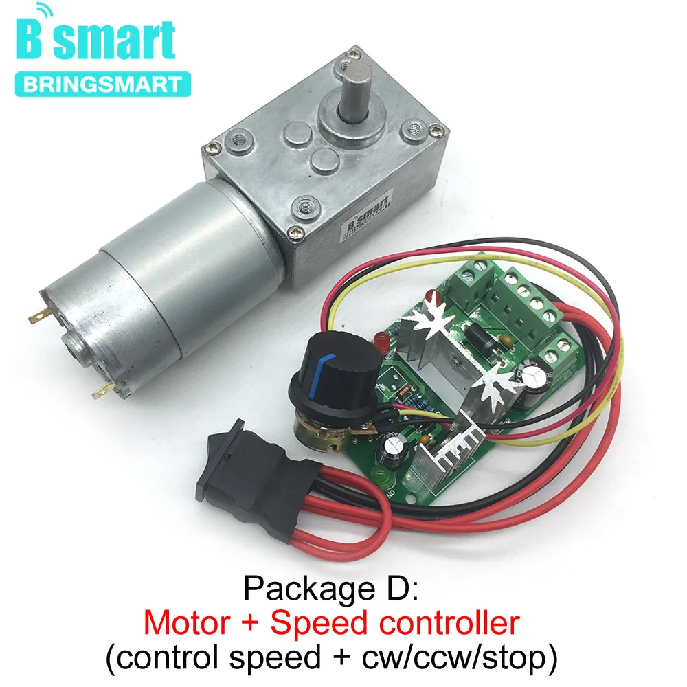 Bringsmart 6 в червячный мотор редуктор A58SW 555 12В с высоким крутящим моментом