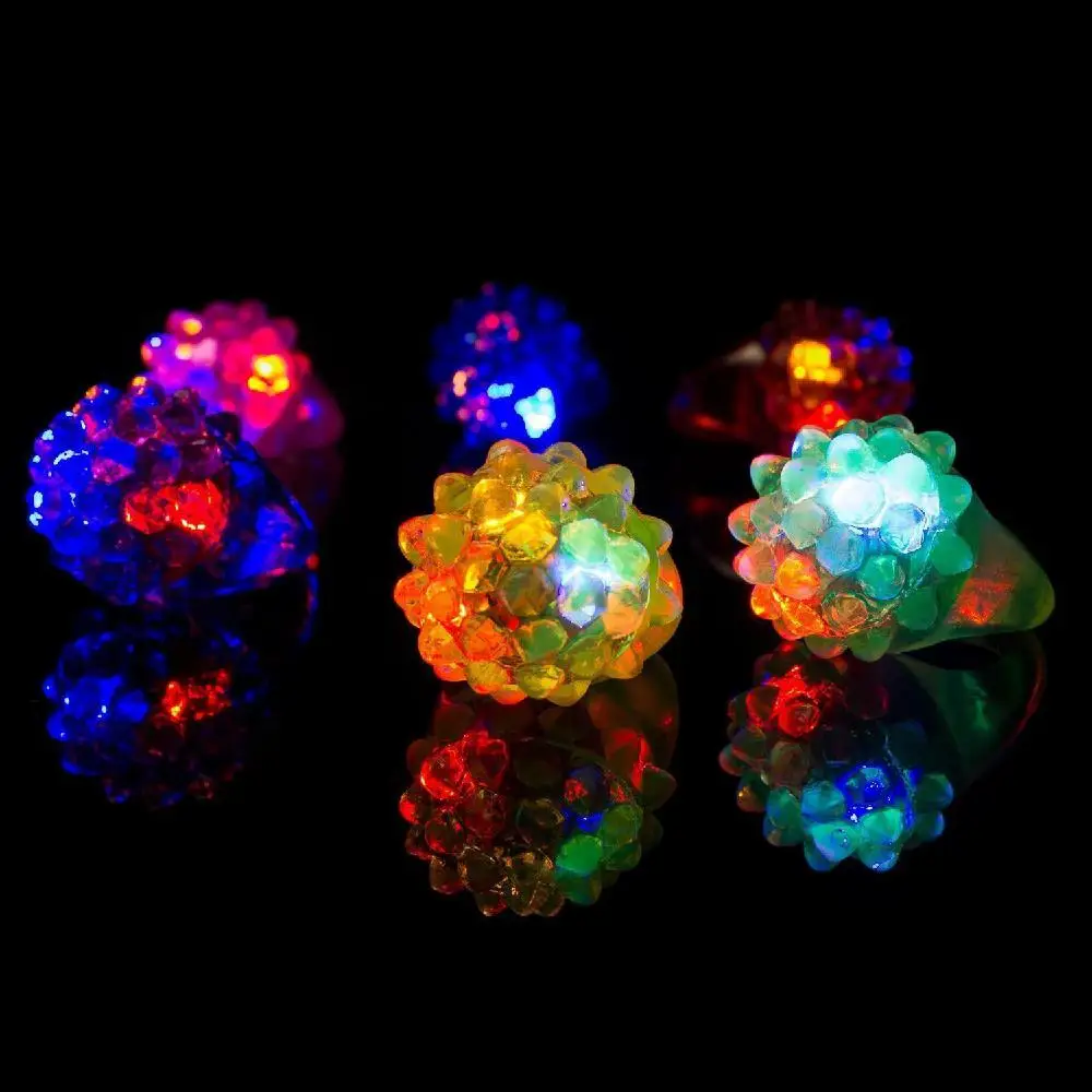 CoolGlow 24ct светодиодный светильник желе ухабистые кольца разных цветов