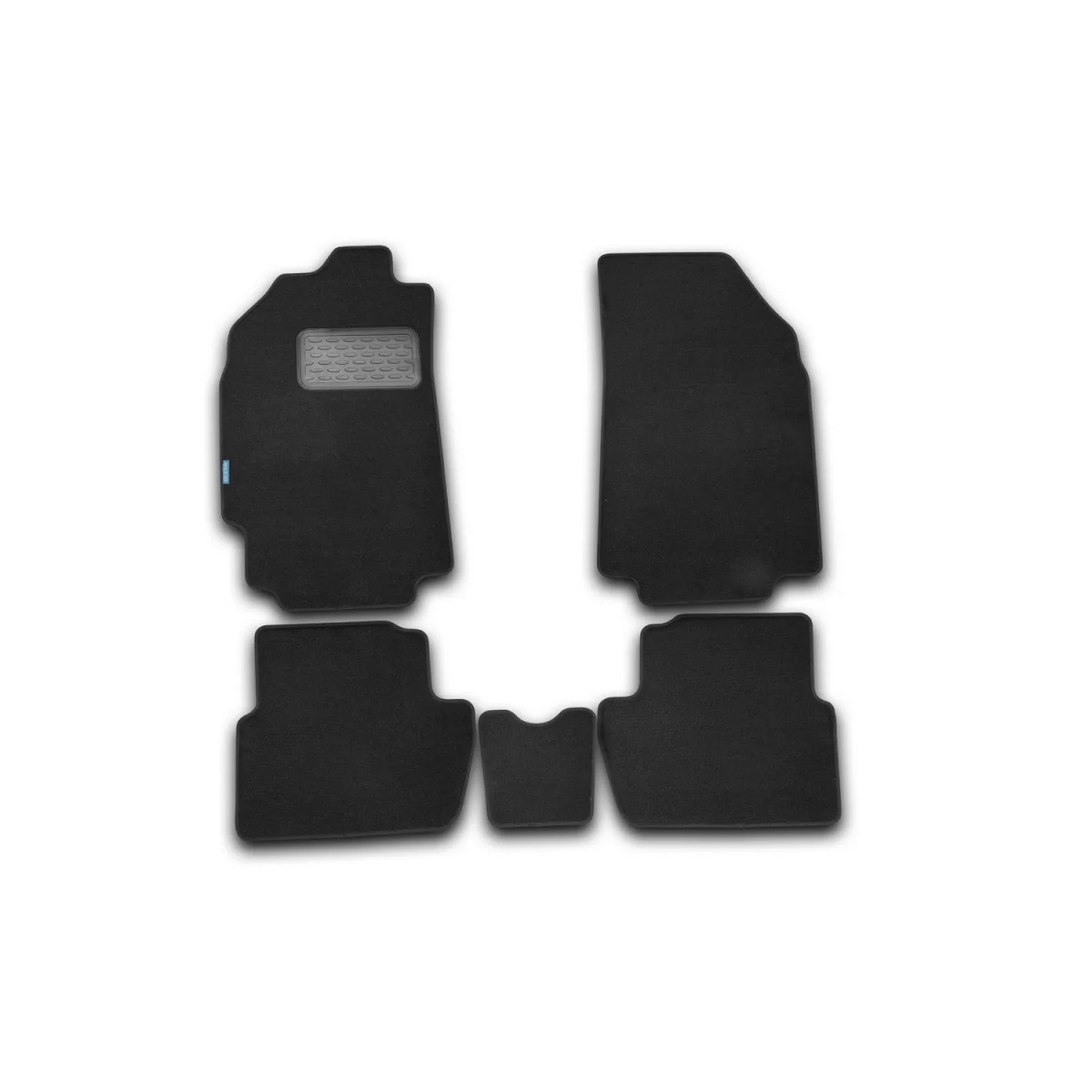 Коврики в салон chevrolet spark 2005-2010, хб., 4 шт.(текстиль)(шевроле спарк