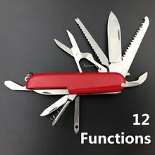 1 шт. Многофункциональный складной нож 11 в 1 многофункциональные охотничьи ножи портативный карманный нож 91 мм складной уличный для выживания нож дешево