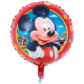 Balloons-2-1PCS Дисней Микки Маус с днем рождения украшения малыш тарелка чашка соломенная салфетка одноразовая посуда для детского душа Вечеринка набор - Цвет: Balloons-2-1PCS