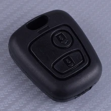 DWCX 2 кнопки Черный пульт дистанционного управления брелок в виде ракушки чехол аксессуары цепи, пригодный для Toyota Aygo 2005 2006 2007 2008 2009 2010 VA2 HU83 лезвие