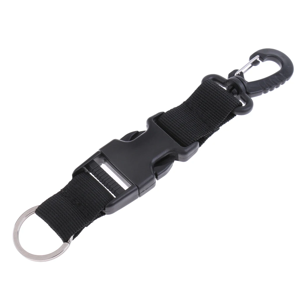 Scuba Diving Webbing Lanyard Strap Free Diving BCD Clip Gear Accessories