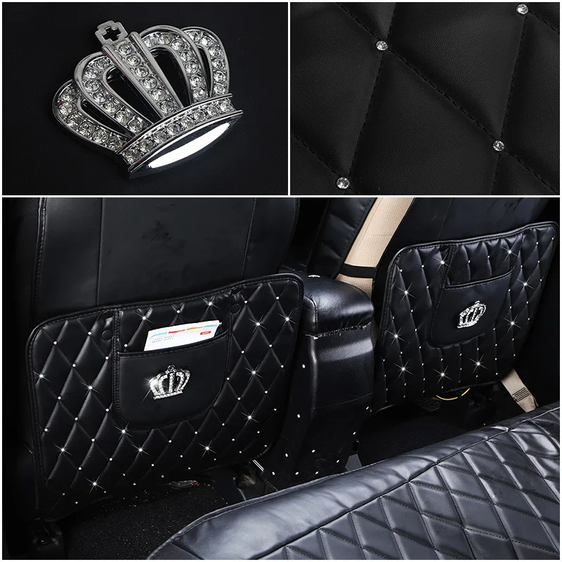 Chucky Car Seat Back Kick Protectors,2 Pack Kick Mats With Storage Pockets Car Accessorise - View #2