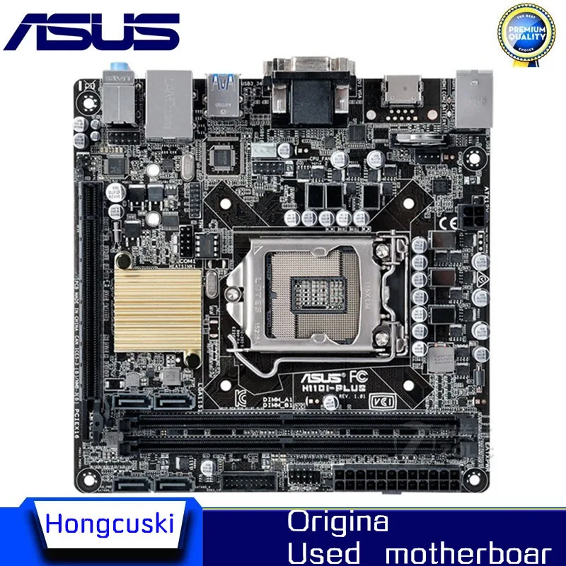 

For ASUS H110I-PLUS Used original motherboard Socket LGA 1151 DDR4 H110 Desktop Motherboard