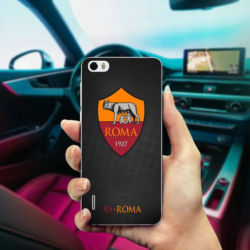 Модный логотип Roma, мягкий чехол для мобильного телефона из ТПУ для huawei P8 P9 P10 P20 mate 10 Pro Y5 Y6 II Y7 Honor 6X7X9 Lite, чехол