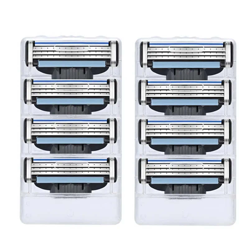 

100pcs/lot Razor Blades,Compatible for Mache 3 Machine Shaving Razor Blade for Men Face Care