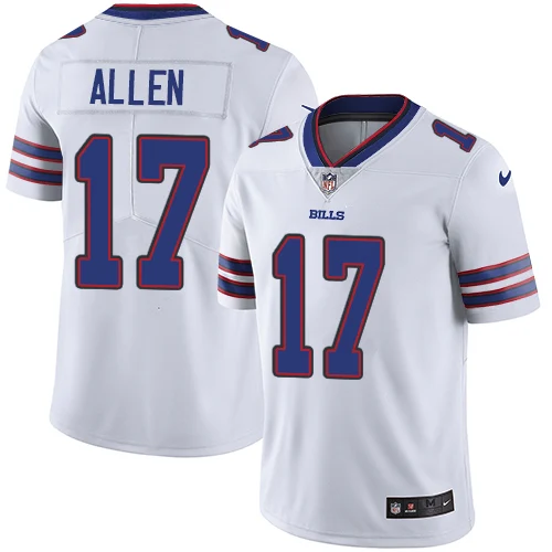 Men Buffalo Высококачественная мужская голубая футболка Josh Allen Bills - Цвет: Men