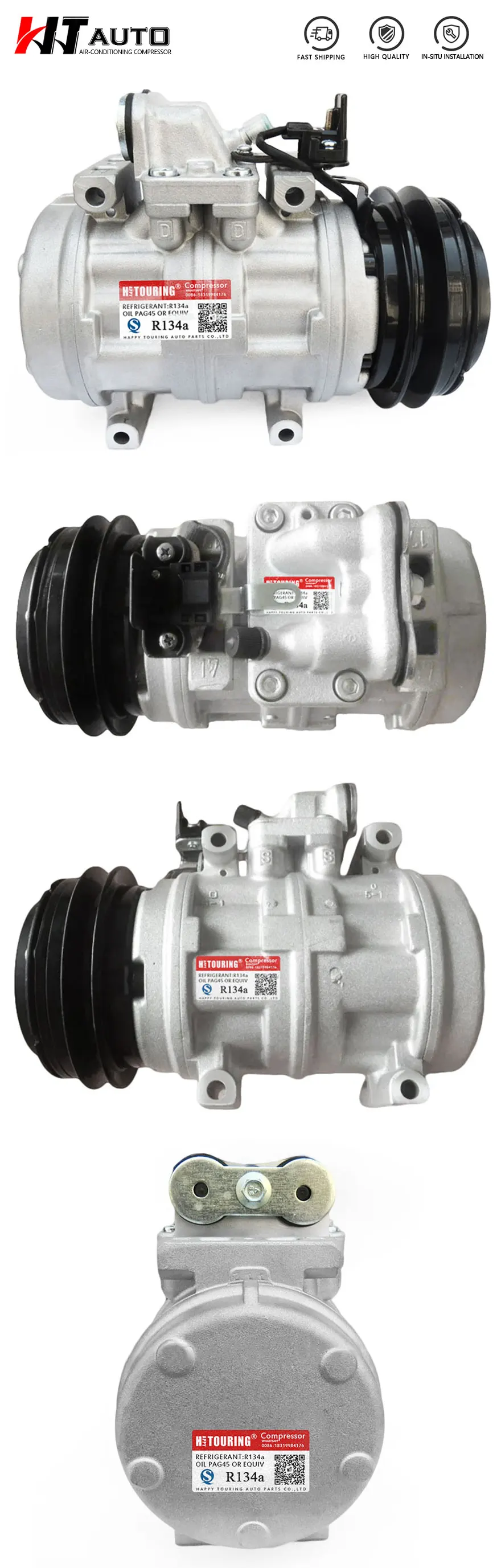 10P17C AC компрессор для автомобиля Mercedes R107 W126 420SEL 560SEC 560SEL 560SL 471-0233 4710233 0002302511 000230251188 000230251188A