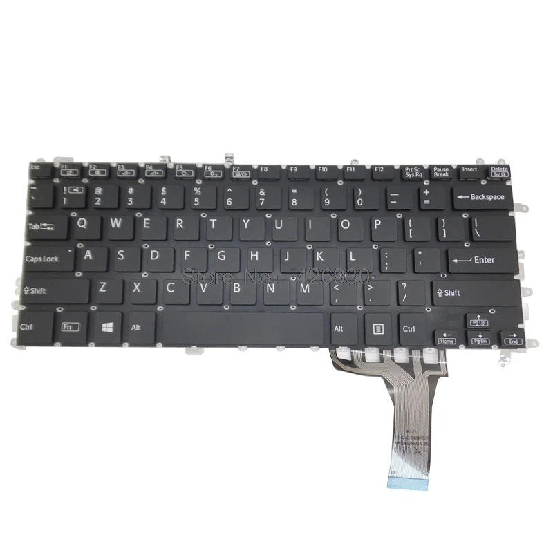 Клавиатура для ноутбука SONY для VAIO VJS131 серии HMB8829AQA01 AEMS8U00010 английский США черный с подсветкой новые и оригинальные