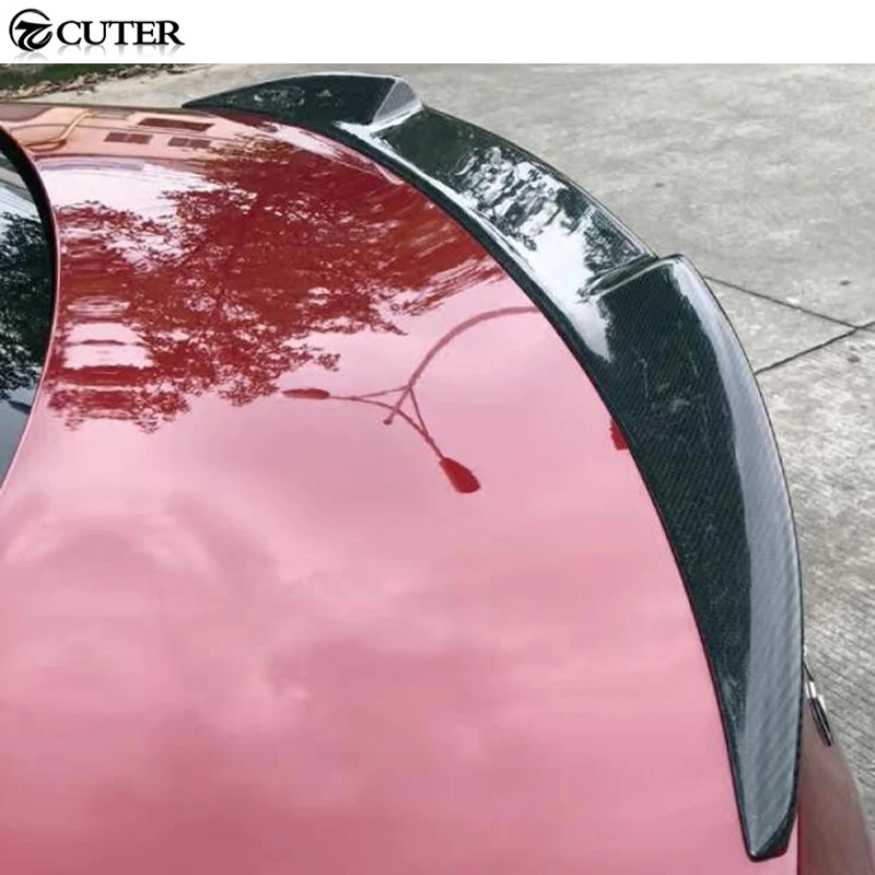 Комплект кузова из углеродного волокна, задний спойлер на багажник, крыло для Alfa Romeo Giulia