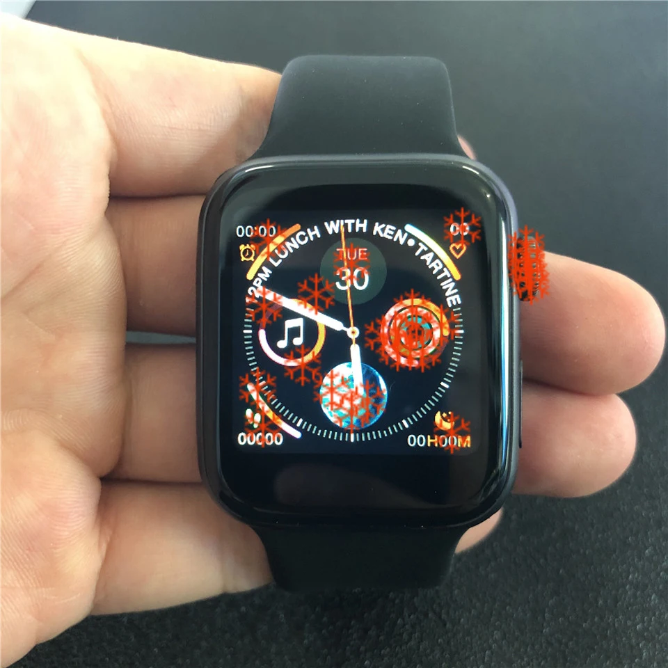 IWO 8 Смарт часы 44 мм серия 4 Чехол 1:1 Bluetooth часы браслет ЭКГ Smartwatch для Apple IPhone Xiaomi обновление IWO 7 5 6
