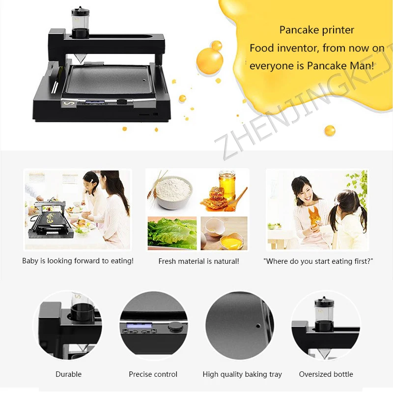 BS-3DY01 Food Printer 3D Pancake Printer Commercial Creative 3D Food Printing Pancake Machine Food Processing Machine