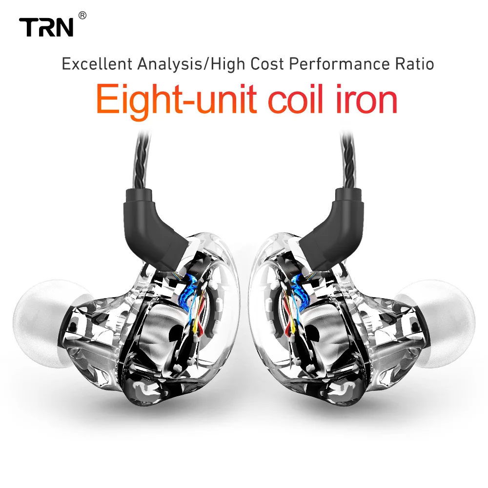 TRN V10 2DD + 2BA гибридные наушники в ухо HIFI DJ монитор для бега спортивные гарнитура V20