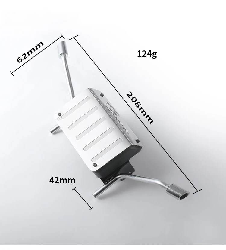 Масляный бак и выхлопной Хвост Для 1/10 RC Гусеничный автомобиль TRX4 TRX-4 T4 Defender Bronco K5 блейзер