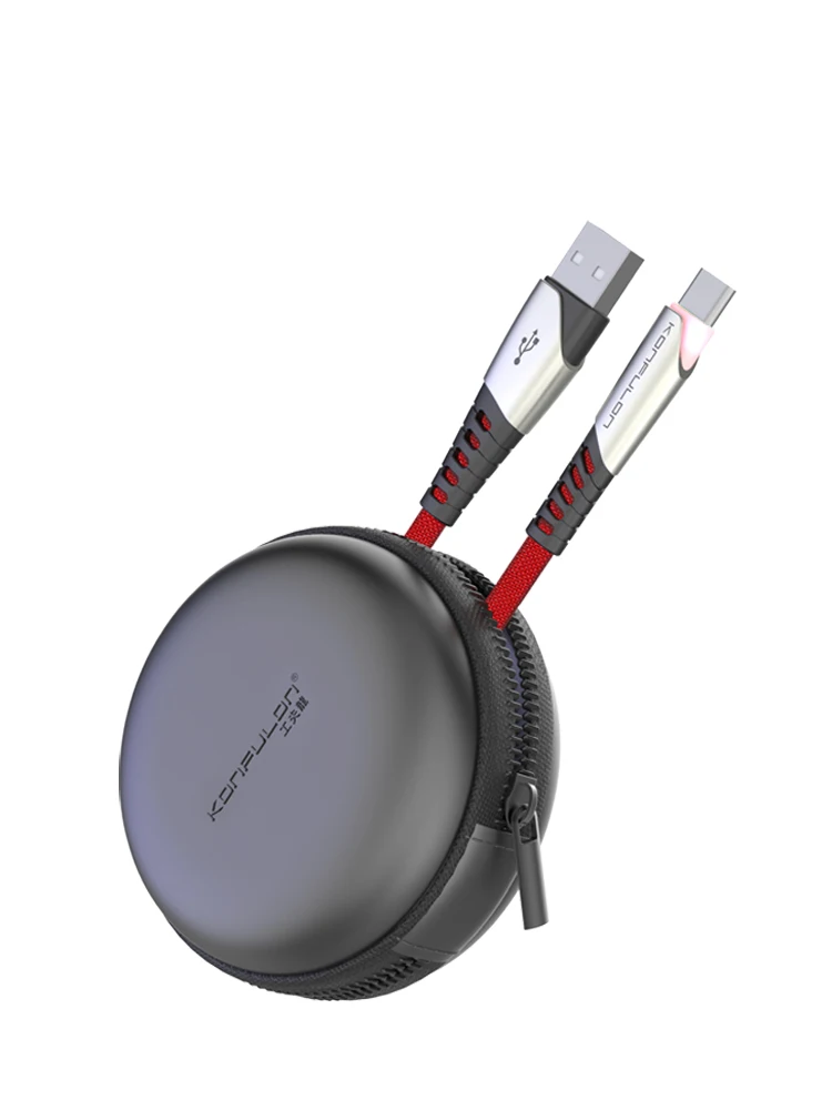 Дропшиппинг usb type C кабель 5A Быстрая зарядка USB C кабель для передачи данных usb-c кабель для samsung S10 S9 S8 Redmi Note 7 Xiaomi Redmi DC18 - Цвет: Red