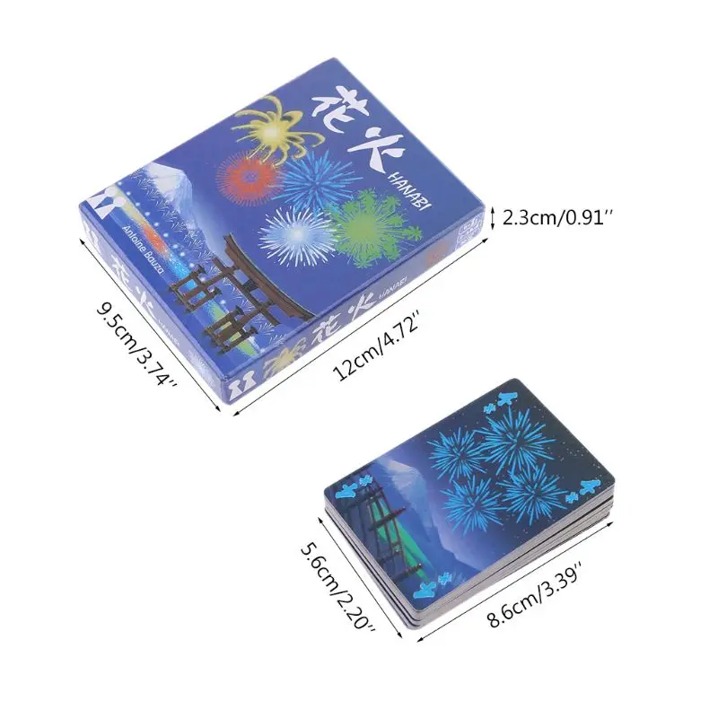 HANABI настольная игра 2-5 игроков карточные игры легко играть смешные игры для вечерние/семейные родитель-ребенок игры