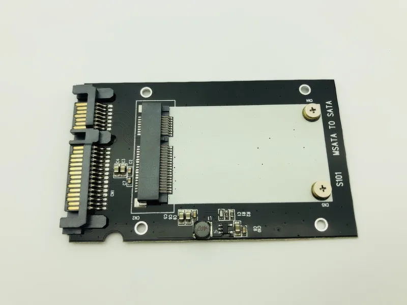 10 шт. mSATA SSD 2," жесткий диск SATA конвертер адаптер карты plug and play 50 мм x 30 мм для Windows XP/7/8/10/Vista/Linux и Mac OS