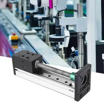 

linear guide Aluminum Alloy Linear Guide Rail Slide Ball Screw Motion Table 800mm Effective Stroke linear rails and bearings