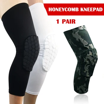 

High Quality 1 Pair Child Adult Sports Basketball Honeycomb Pad Arm Hand Elbow Sleeve Brace Support TK-ing