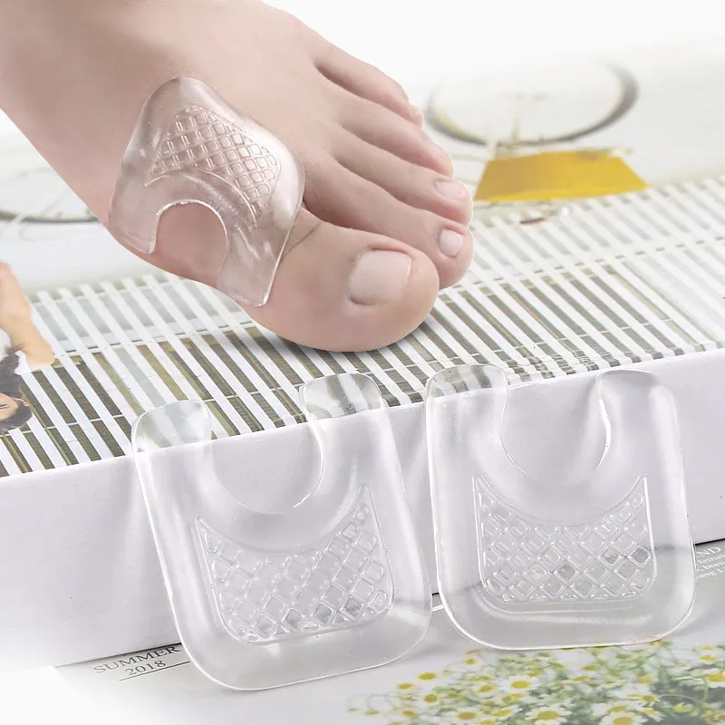 4pieces=2pairs Feet Care Tool Gel Shoes Stickers Silicone Pads Blisters Corns Calluses Pain Relief Spots Bunions Heel Shoe Pad